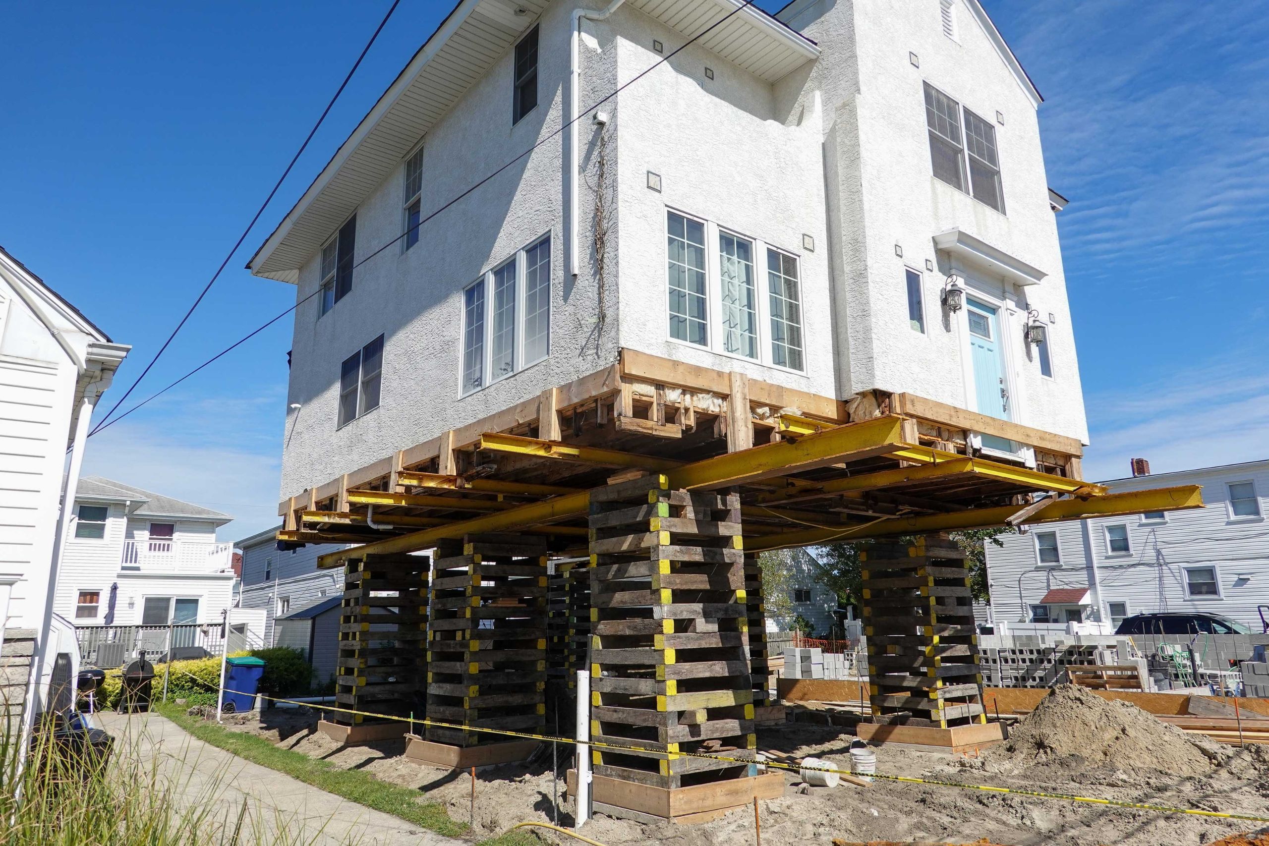 Located in New York City, New York, we are a company that specializes in house lifting, small distance house moving, piles and foundations.